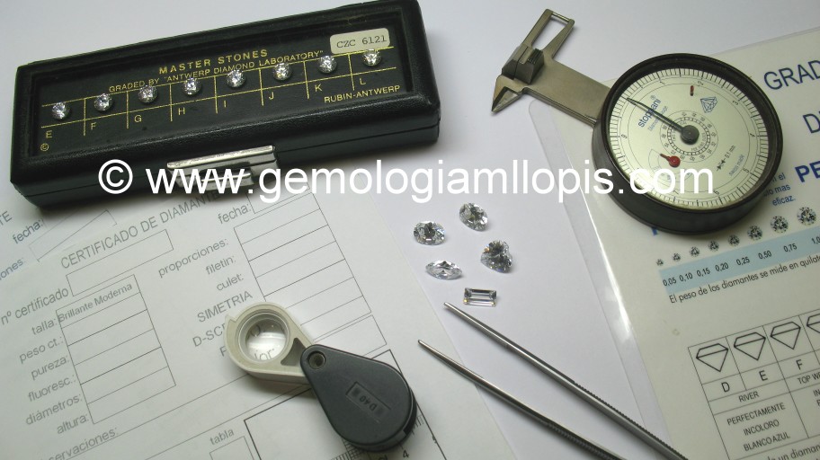 Certificando diamantes en Lab MLLOPIS
