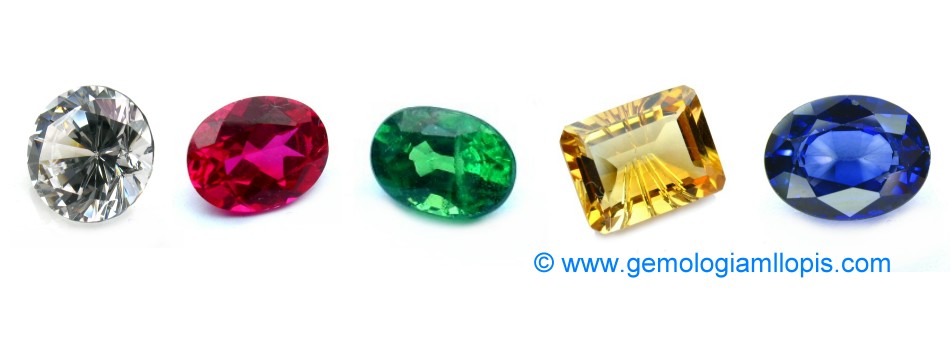 Los colores mas importantes para clasificar las piedras por grupos de color.