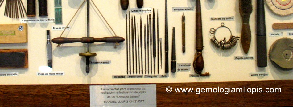 Herramientas de artesano joyero
