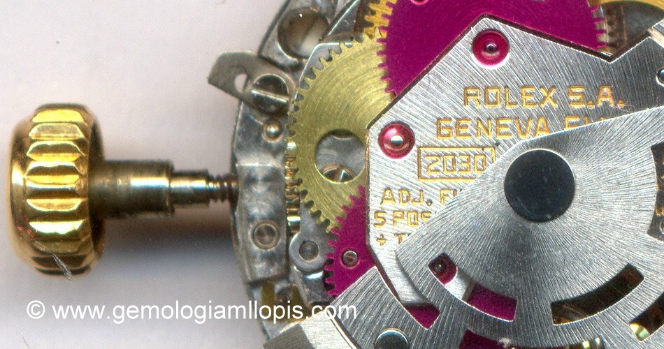 Máquina original Rolex