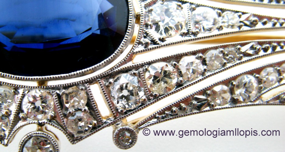 engaste de granos y grafilado