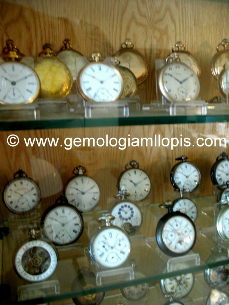 Detalle de la colección, en la que se aprecian relojes de "gran complicación"