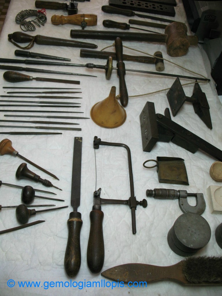 Las herramientas de un artesano joyero, mi padre, Manuel Llopis Chisvert