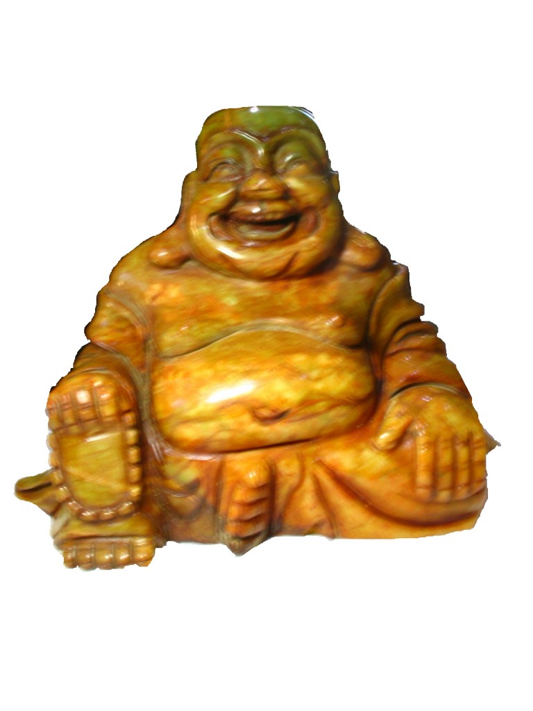 Figura tallada de buda en bowenita
