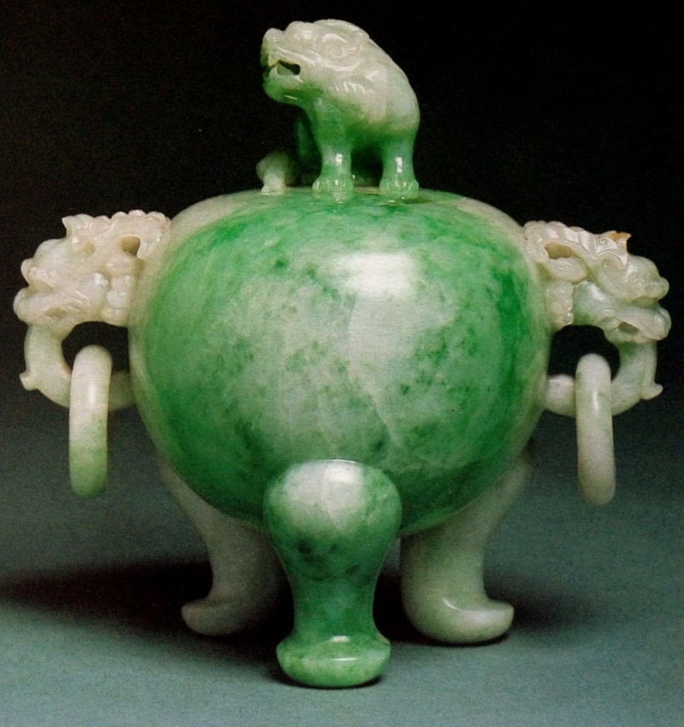 Incensario de jadeíta. 