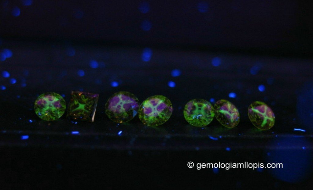 Pulsera de diamantes sintéticos