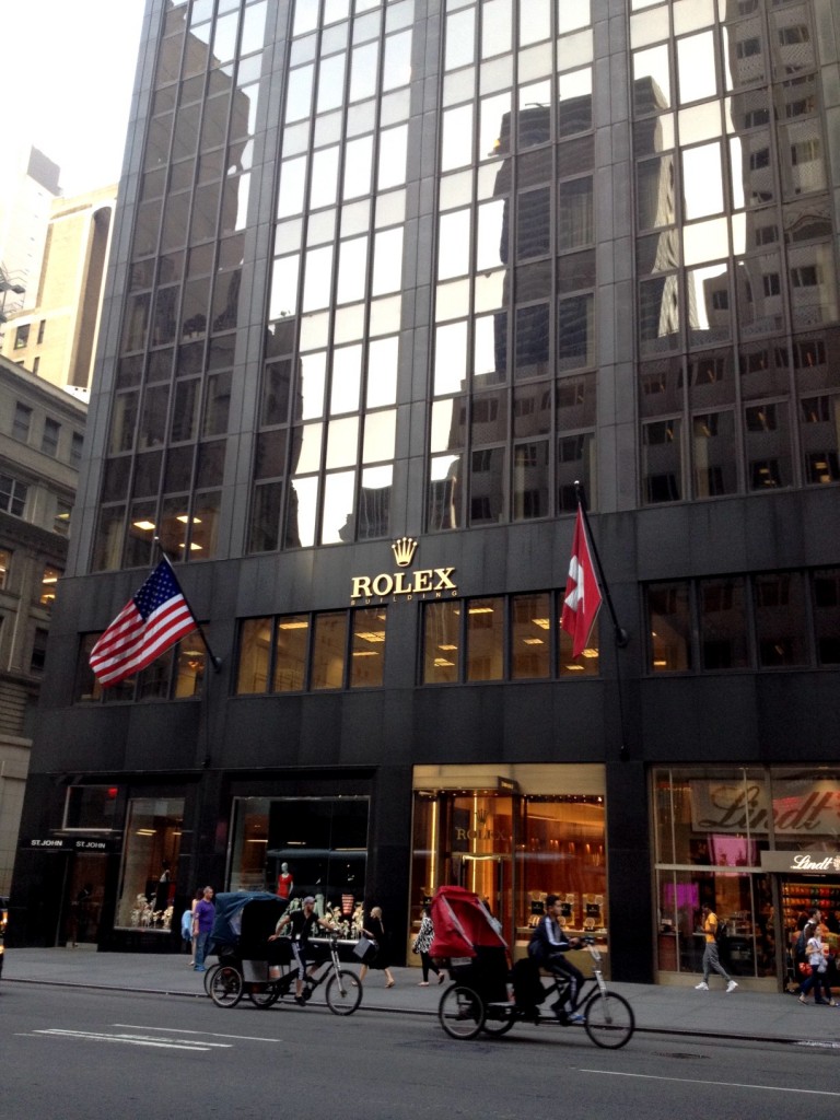 ROLEX en la Quinta Avenida de Nueva York