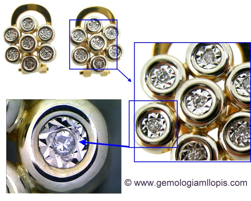 trampantojo de disco guilloché