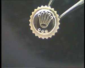 Corona de una réplica de Rolex