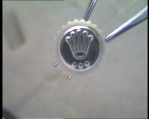 Corona de una réplica de Rolex Daytona