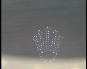 Grabado de logo Rolex en cristal de una réplica Rolex GMT Master II