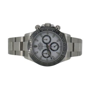 Réplica de Rolex Daytona con brazalete Oyster y esfera blanca