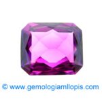 Zafiro morado sintético