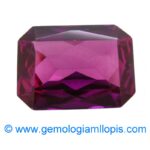 Zafiro morado sintético