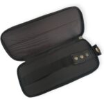 Estuche portapapelinas de piel 23 x 9 x 2 cm
