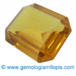 Zafiro amarillo sintético - Imagen 2