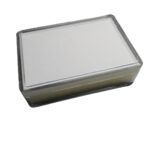 Caja de plástico transparente rectangular - Imagen 2