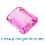 Synthetic Pink Sapphire - Imagen 2