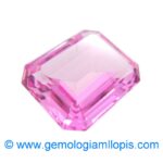 Zafiro rosa sintético - Imagen 2
