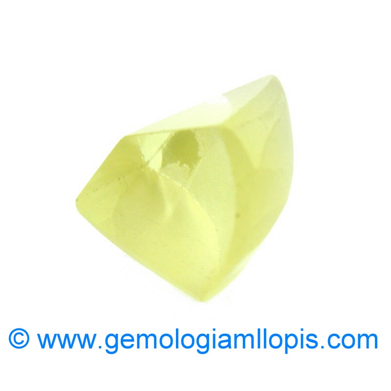 1624-02-15 zafiro amarillo Cuarzo sintético hidrotermal craquelado (copia) - Imagen 1